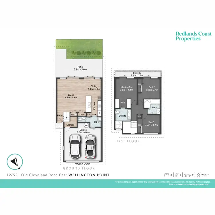 Floorplan of Homely house listing, 12/521 Old Cleveland Road East, Birkdale QLD 4159