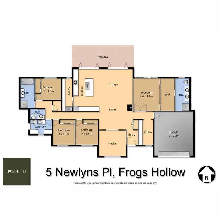 Floorplan of Homely house listing, 5 Newlyns Place, Bega NSW 2550