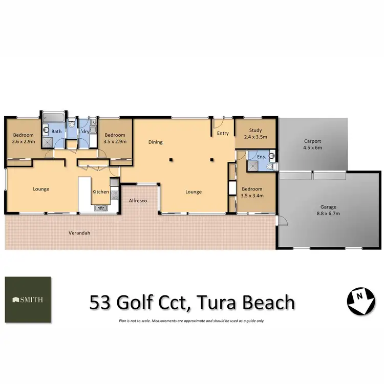 Floorplan of Homely house listing, 53 Golf Circuit, Tura Beach NSW 2548