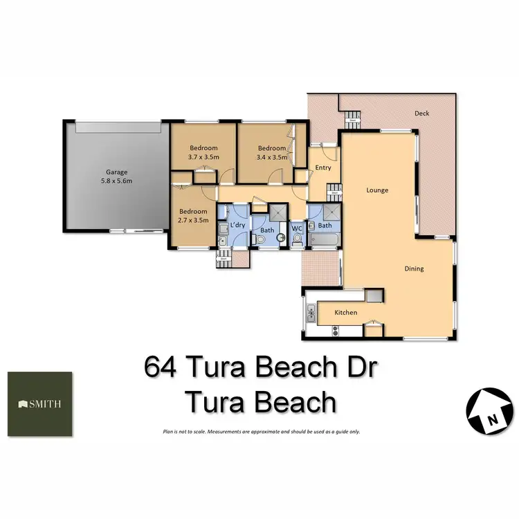 Floorplan of Homely house listing, 64 Tura Beach Drive, Tura Beach NSW 2548