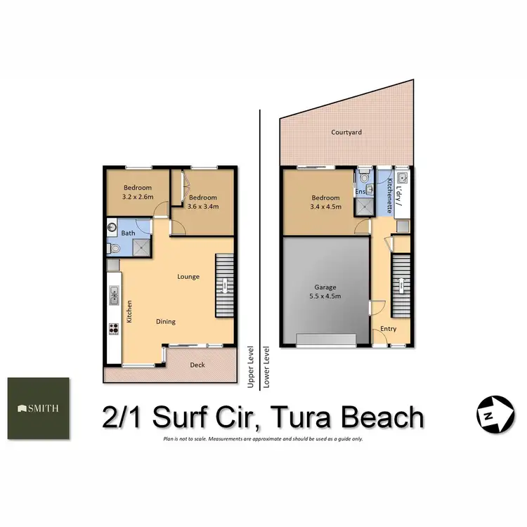 Floorplan of Homely townhouse listing, 2/1 Surf Circle, Tura Beach NSW 2548