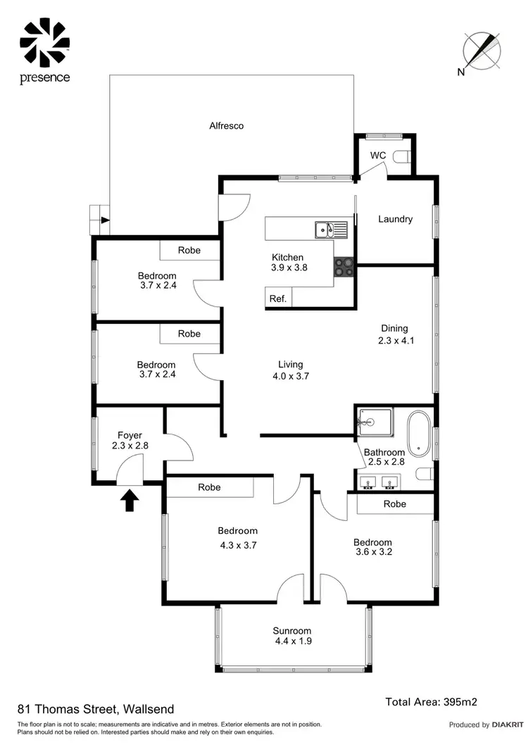 Floorplan of Homely house listing, 81 Thomas Street, Wallsend NSW 2287