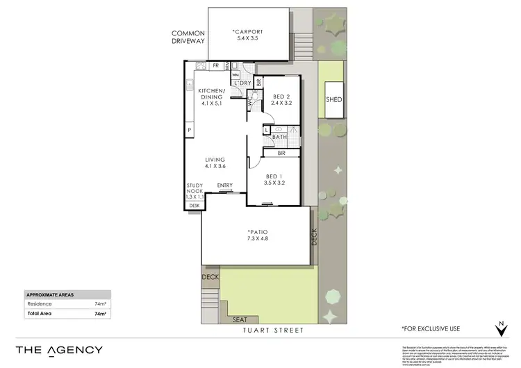 Floorplan of Homely villa listing, 7/54 Tuart Street, Yokine WA 6060