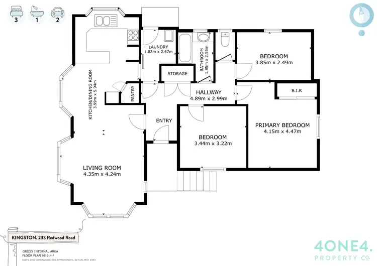 Floorplan of Homely house listing, 233 Redwood Road, Kingston TAS 7050