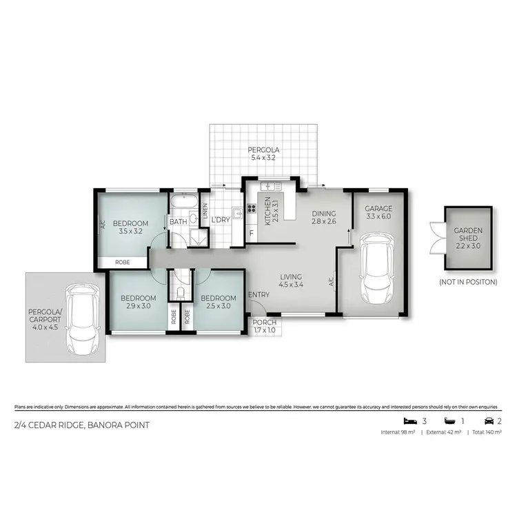 Floorplan of Homely house listing, 2/4 Cedar Ridge, Banora Point NSW 2486