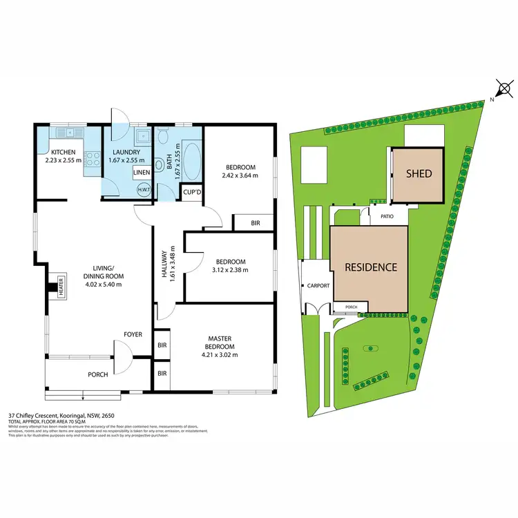 Floorplan of Homely house listing, 37 Chifley Crescent, Kooringal NSW 2650