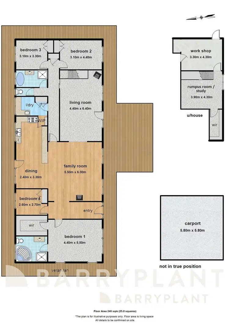 Floorplan of Homely house listing, 4 Mountain Avenue, Emerald VIC 3782