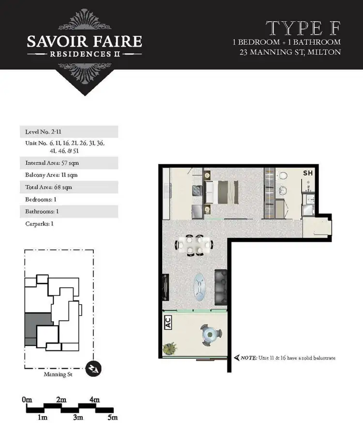 Floorplan of Homely apartment listing, 46/21 Manning Street, Milton QLD 4064