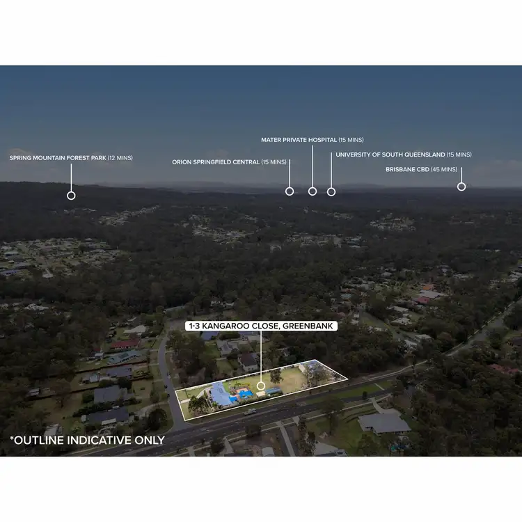 Floorplan of Homely house listing, 1-3 Kangaroo Close, Greenbank QLD 4124