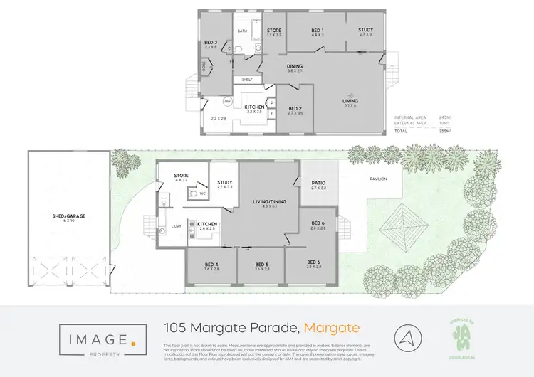 Floorplan of Homely house listing, 105 Margate Parade, Margate QLD 4019