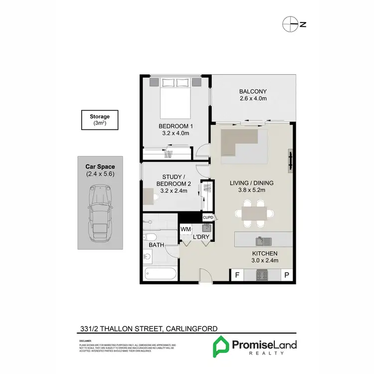 Floorplan of Homely apartment listing, Address available on request