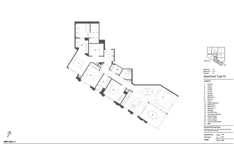 Floorplan of Homely block of units listing, 146/7-9 Mermaid Avenue, Mermaid Beach QLD 4218