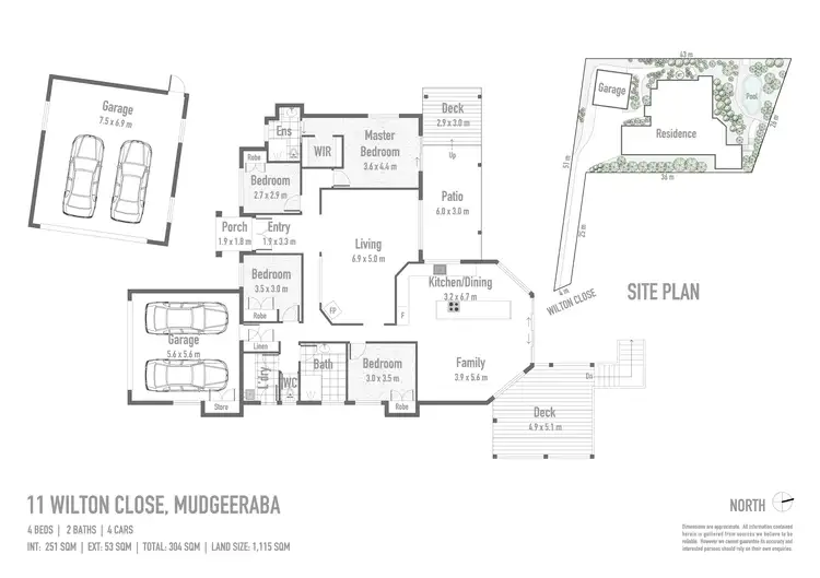 Floorplan of Homely house listing, 11 Wilton Close, Mudgeeraba QLD 4213