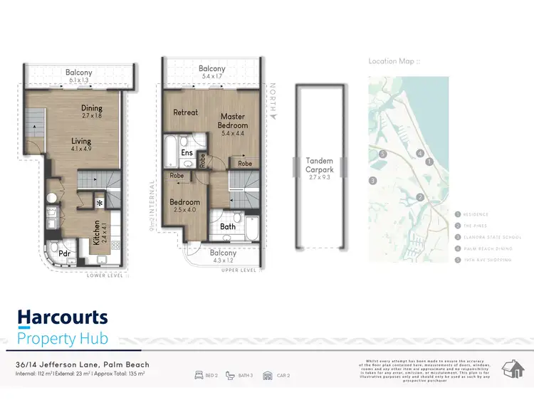 Floorplan of Homely apartment listing, 36/14 Jefferson Lane, Palm Beach QLD 4221