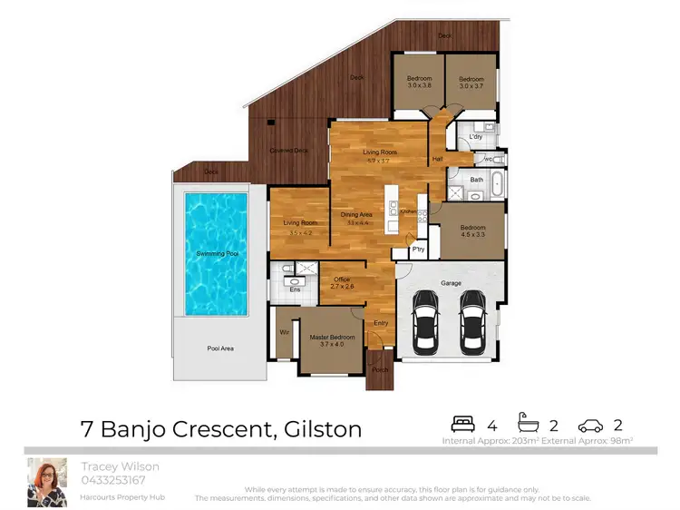 Floorplan of Homely house listing, 7 Banjo Crescent, Gilston QLD 4211