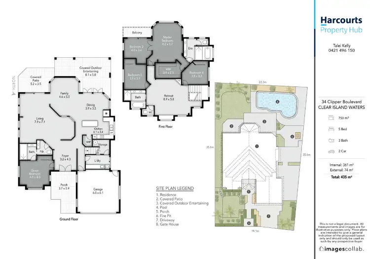 Floorplan of Homely house listing, 34 Clipper Boulevard, Clear Island Waters QLD 4226
