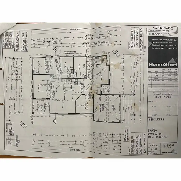 Floorplan of Homely house listing, 17 Compar Road, Banksia Grove WA 6031