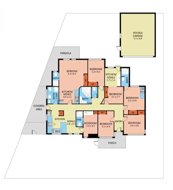 Floorplan of Homely house listing, 26 Warbla Street, Dandenong North VIC 3175