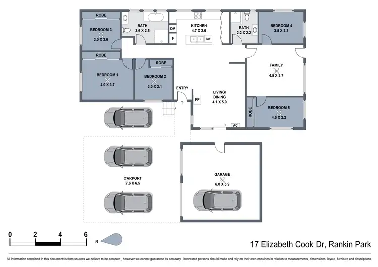 Floorplan of Homely house listing, 17 Elizabeth Cook Drive, Rankin Park NSW 2287