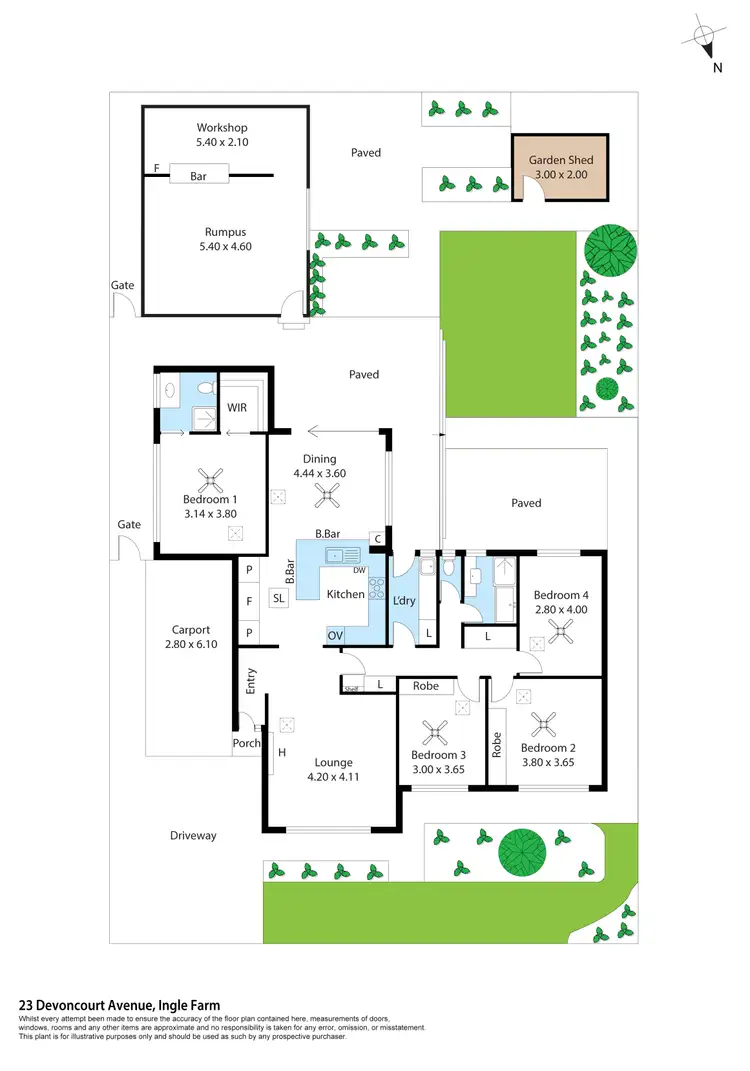 Floorplan of Homely house listing, 23 Devoncourt Avenue, Ingle Farm SA 5098