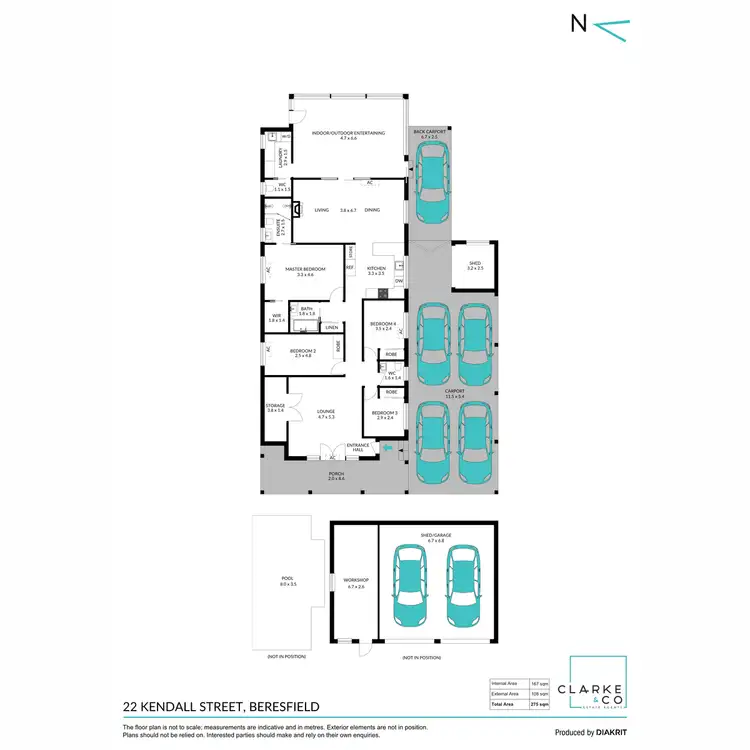 Floorplan of Homely house listing, 22 Kendall Street, Beresfield NSW 2322