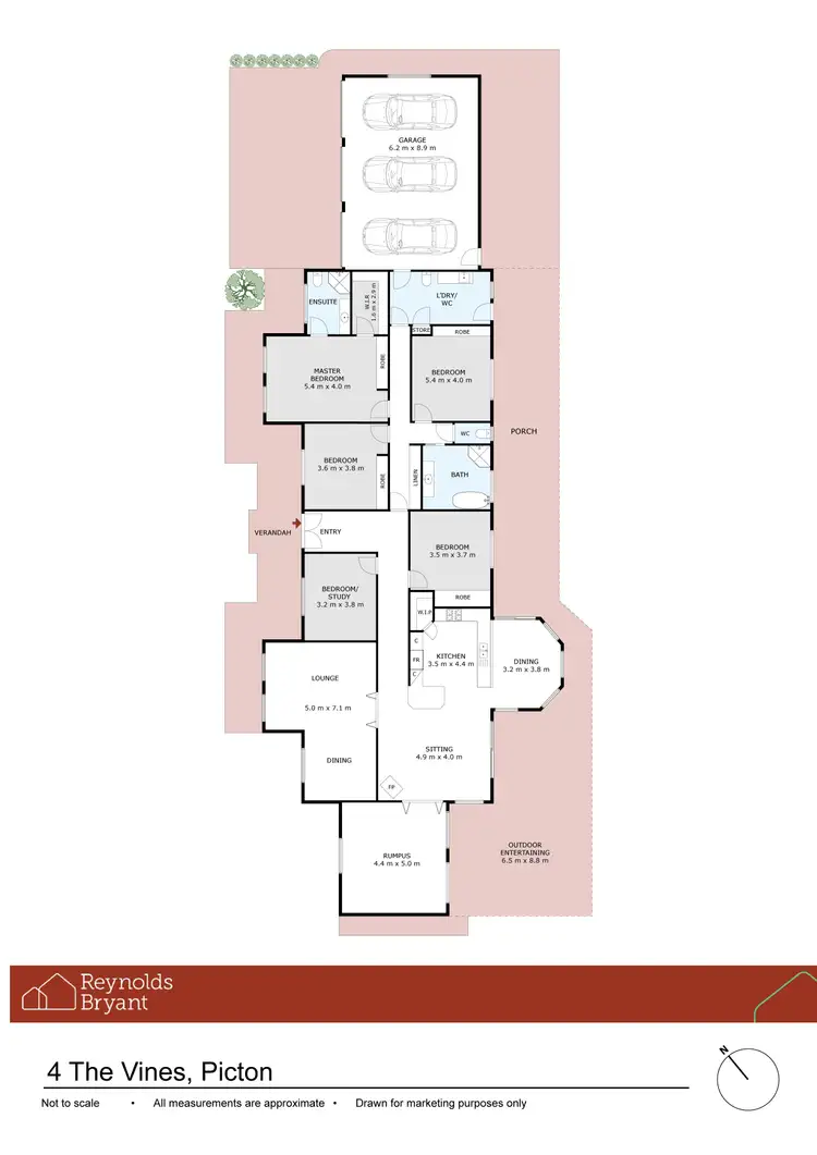 Floorplan of Homely house listing, 4 The Vines, Picton NSW 2571