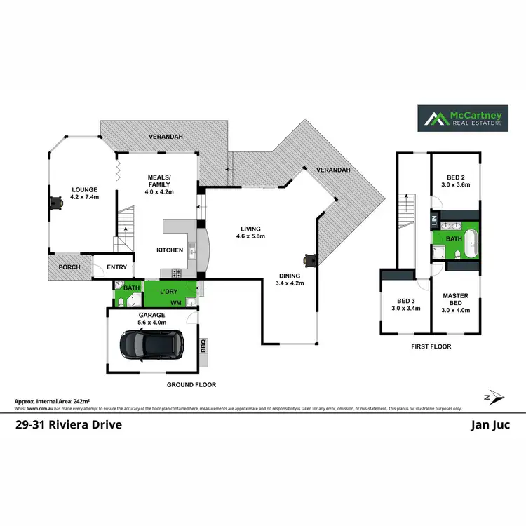 Floorplan of Homely house listing, 29-31 Riviera Drive, Jan Juc VIC 3228