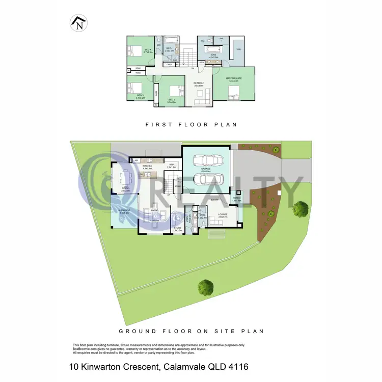 Floorplan of Homely house listing, 10 Kinwarton Crescent, Calamvale QLD 4116