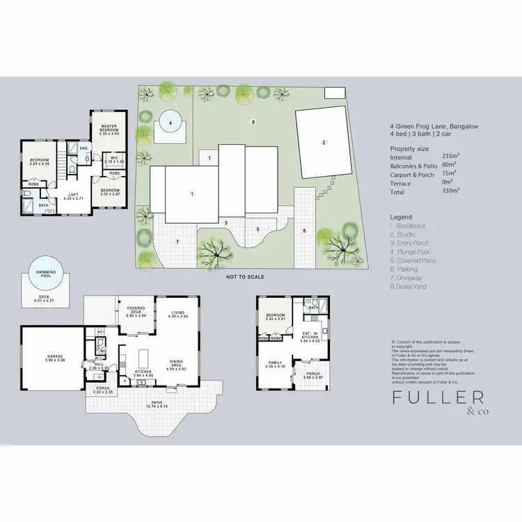 Floorplan of Homely house listing, 4 Green Frog Lane, Bangalow NSW 2479