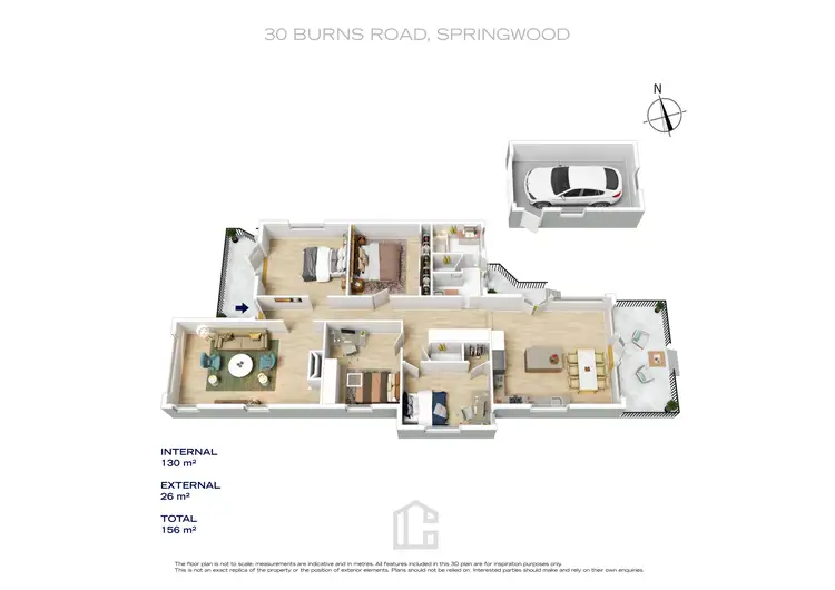 Floorplan of Homely house listing, 30 Burns Road, Springwood NSW 2777