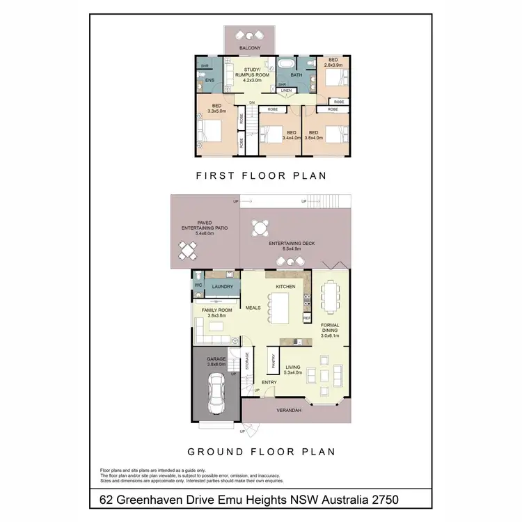 Floorplan of Homely house listing, 62 Greenhaven Drive, Emu Heights NSW 2750