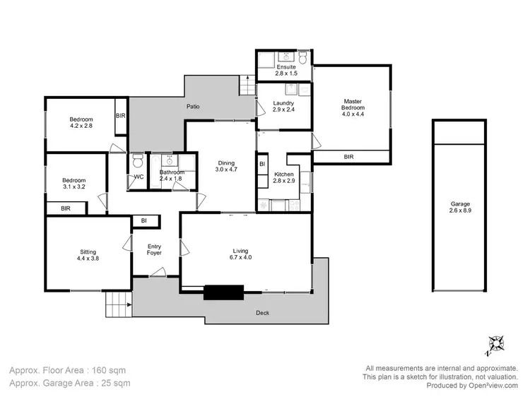 Floorplan of Homely house listing, 3 Nimala Street, Rosny TAS 7018