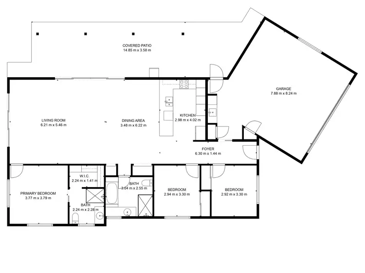Floorplan of Homely house listing, 19 North Haven Drive, Bundaberg North QLD 4670