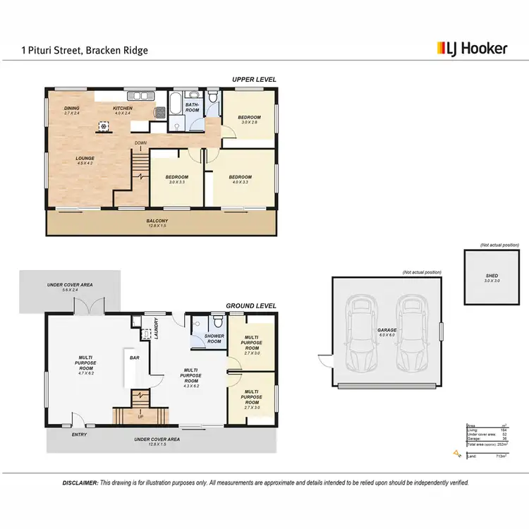 Floorplan of Homely house listing, 1 Pituri Street, Bracken Ridge QLD 4017