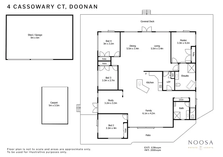 Floorplan of Homely house listing, 4 Cassowary Court, Doonan QLD 4562