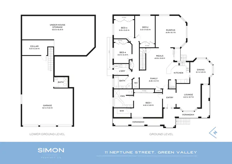 Floorplan of Homely house listing, 11 Neptune Street, Green Valley NSW 2168