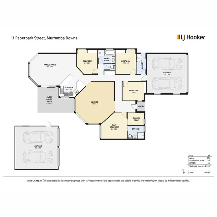 Floorplan of Homely house listing, 11 Paperbark Street, Murrumba Downs QLD 4503