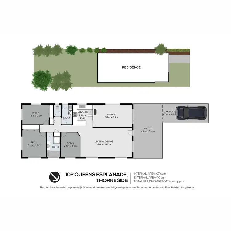 Floorplan of Homely house listing, 102 Queens Esplanade, Thorneside QLD 4158