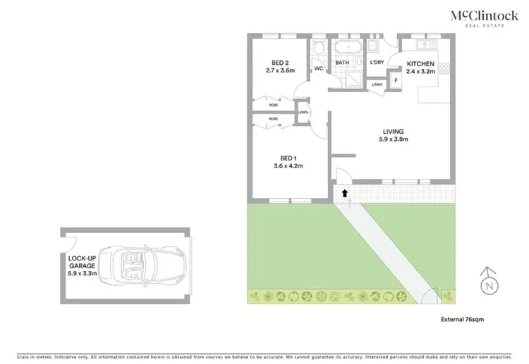 Floorplan of Homely villa listing, 2/21-23 King Street, Umina Beach NSW 2257