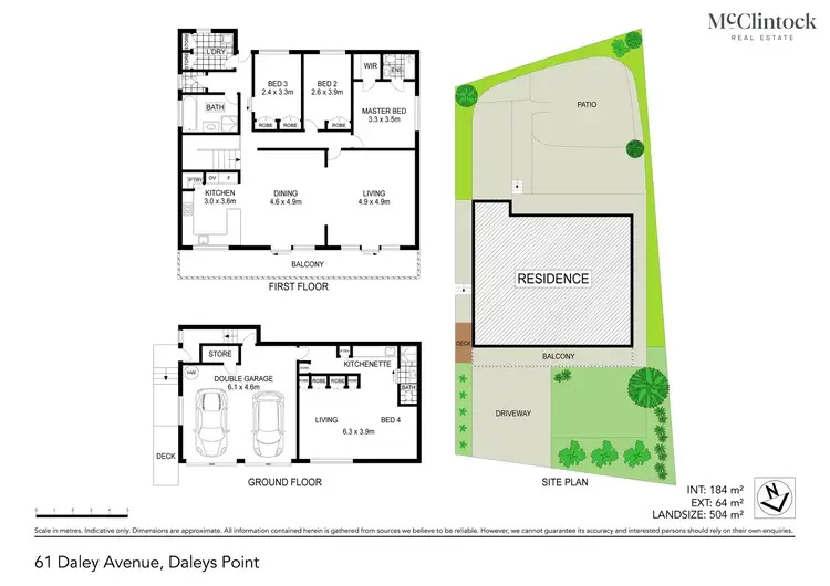 Floorplan of Homely house listing, 61 Daley Avenue, Daleys Point NSW 2257