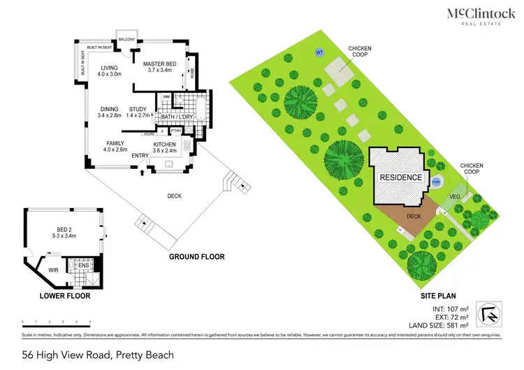 Floorplan of Homely house listing, 56 High View Road, Pretty Beach NSW 2257