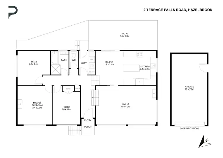 Floorplan of Homely house listing, 2 Terrace Falls Road, Hazelbrook NSW 2779