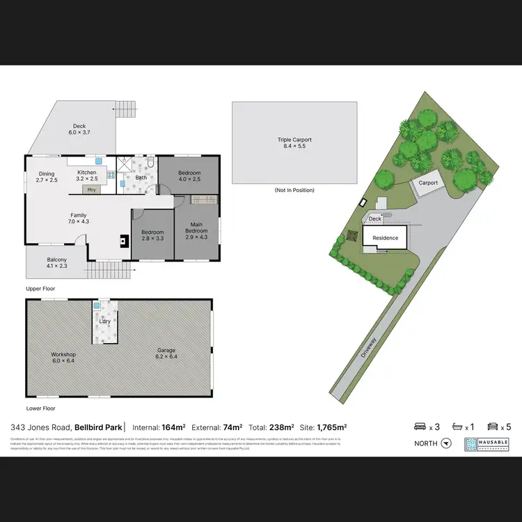 Floorplan of Homely house listing, 343 Jones Road, Bellbird Park QLD 4300