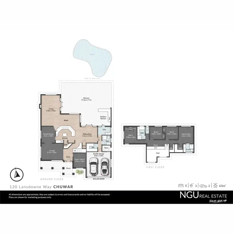 Floorplan of Homely house listing, 120 Lansdowne Way, Chuwar QLD 4306