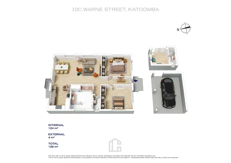 Floorplan of Homely house listing, 10c Warne Street, Katoomba NSW 2780