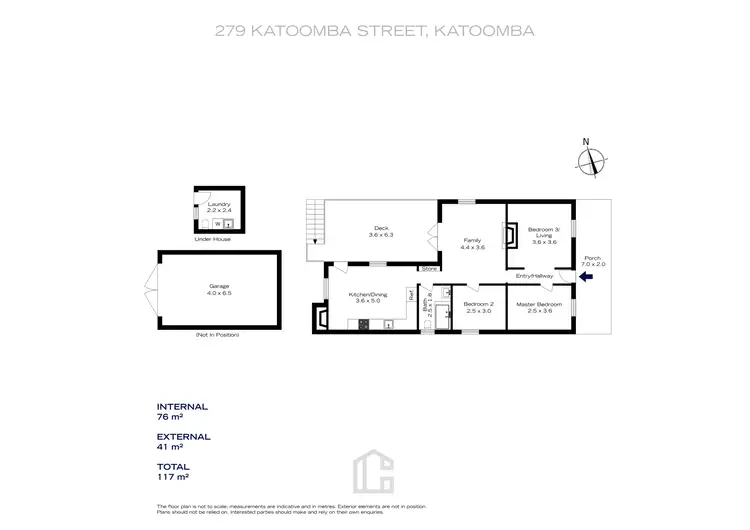 Floorplan of Homely house listing, 279 Katoomba Street, Katoomba NSW 2780