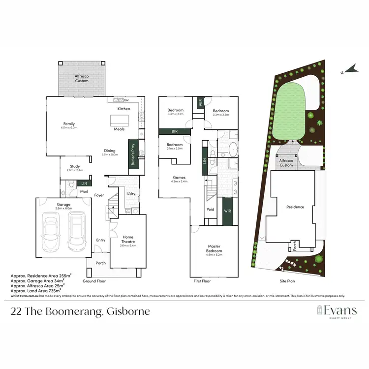 Floorplan of Homely house listing, 22 The Boomerang, Gisborne VIC 3437
