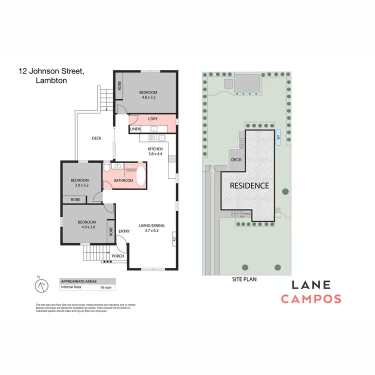 Floorplan of Homely house listing, 12 Johnson Street, Lambton NSW 2299