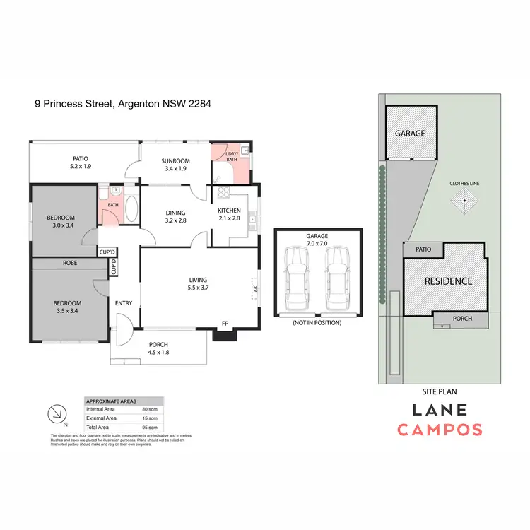 Floorplan of Homely house listing, 9 Princess Street, Argenton NSW 2284
