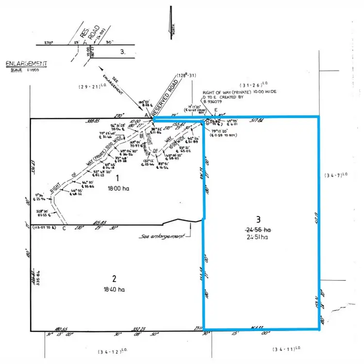 Floorplan of Homely land listing, LOT 3, 141 Tiers View Road, Golden Valley TAS 7304